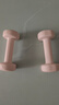 Keep哑铃彩色浸塑环保男女1-10kg家用健身器材全身肌肉塑形 樱粉1kg*2 实拍图