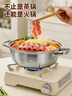 美厨（MAXCOOK）蒸锅汤锅火锅 304不锈钢30cm单层汤蒸锅 加厚复底汤蒸锅 MCZ561 实拍图