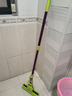 妙洁胶棉拖把27cm杆长120共2头滚轮式懒人家用一拖净免手洗海绵吸水 实拍图