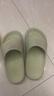朴西新款EVA踩屎感厚底拖鞋女士居家室内情侣拖鞋男 安哥拉红 37-38 实拍图