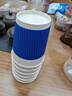 京东京造 纸杯一次性杯子咖啡杯三层加厚食品级办公家用水杯280ml【60只】 实拍图