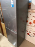 美的（Midea）182L两门冰箱灰色两门小户型一级能效客厅家用电冰箱租房宿舍低音节能可冷藏冷冻不占地MR-191A 实拍图