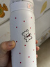 三丽鸥（SANRIO）凯蒂猫HelloKitty双饮保温杯316不锈钢带吸管办公女新年礼物500ml 实拍图