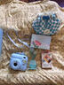 INSTAX富士instax立拍立得 一次成像相机 mini12精美礼盒 海岛绣球 含10张fafa花边相纸 实拍图