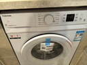 东芝（TOSHIBA）小白桃滚筒洗衣机全自动家用 7公斤洗衣机小型 白色超薄自由嵌 变频电机 巨浪洗 一级能效DG-7T11B 实拍图