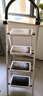 熊居 梯子家用折叠室内楼梯人字梯多功能加厚碳钢步梯爬梯便携 升级安全卡扣*白色四步梯 实拍图