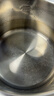 炊大皇316L不锈钢汤锅婴儿宝宝辅食锅汤蒸炖锅蒸锅双耳煮粥煮面锅24cm 实拍图