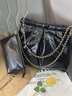 CHARLES&KEITH子母链条大容量流浪包托特包单肩斜挎包女包礼物CK2-40671449 【L号】Black黑色 L 实拍图