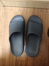 京东京造【3.5cm踩屎感】eva厚底拖鞋男士防臭休闲凉拖鞋 碳灰 42-43 实拍图