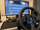 罗技（G）G29/G923力反馈游戏方向盘 电脑赛车方向盘模拟器900度PC/PS4/5/模拟驾驶 欧卡尘埃地平线5 欧卡2 (适用于PS4 PS5 PC)G923方向盘+踏板 实拍图