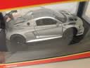 黑曼巴1:24奥迪R8(银色）跑车仿真模型男女儿童玩具合金车模收藏礼物 实拍图