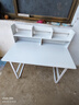 悦美妙电脑桌台式学生简易书桌书柜书架一体写字桌子家用办公学习桌 【店长主推-单桌款】暖白色100CM 实拍图