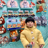 嘟嘟家儿童棉服防风秋冬男童加厚外套女童棉袄连帽保暖宝宝衣服冬季童装 黄色 120 实拍图