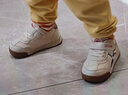 泰兰尼斯春季学步鞋男宝宝鞋子女童婴儿鞋透气软底机能鞋米白24码 实拍图
