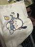 小熊帆布包女学生便携上班帆布兜手提包手拎便当帆布袋 帕恰狗（带按扣）活动 实拍图