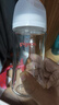 贝亲（Pigeon）玻璃奶瓶宽口径防胀气240ml M号奶嘴 3月+ AA187  实拍图