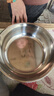 【不锈钢】和面盆厨房烘焙家用火锅盆洗菜打蛋汤锅盆醒面盆料理盆 32cm【热卖款】不锈钢 和面盆 实拍图