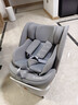 纽可莱 NEWCIRI儿童安全座椅汽车用0-6-12岁 i-Size认证 婴儿宝宝车载可坐可躺 皓月灰【2.0 婴儿专用通风版】（空气坐垫+植物天丝） 实拍图
