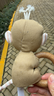 贵为（GiGwi）狗狗玩具耐咬松木毛绒帆布磨牙耐咬发声自嗨解闷幼犬小狗宠物玩具 呼啦圈-猴子 实拍图