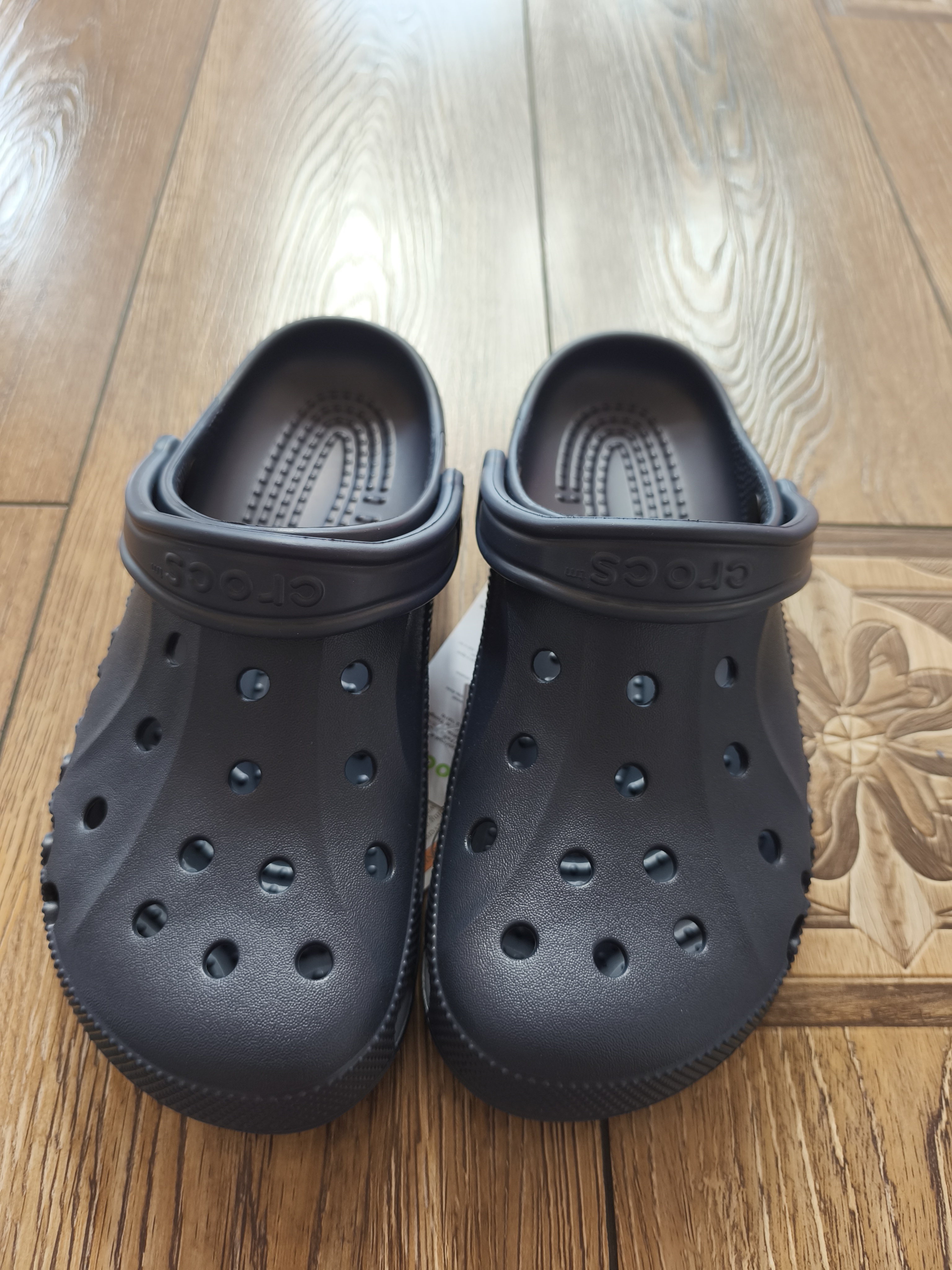 CROCS卡骆驰洞洞鞋贝雅洞洞鞋轻便运动鞋耐磨一脚蹬拖鞋休闲鞋|10126 深蓝-410(含智必星) 41 /42(260mm) 实拍图