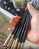 千年恋木高档合金筷子抗菌防滑防霉高档家用酒店餐具耐高温10双装 hjk0145 实拍图