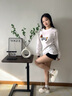 CAMILA KSENIA小白鞋子女士2026年新款夏季踩屎感增高软底防滑运动百搭休闲鞋板 卡其色 38 实拍图