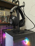 iKF G11游戏耳机头戴式有线耳机USB带麦电竞FPS专用7.1声场听声辨位RGB三角洲电脑无畏契约  机甲黑 实拍图