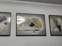 诗六艺家饰客厅装饰画北欧现代简约沙发背景墙挂画三联画大气轻奢壁画晶瓷画 吉祥如意（铝合金外框） 晶瓷画左右40*60+中间80*60亮面 实拍图
