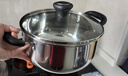 爱仕达（ASD）汤锅 304不锈钢小汤锅 蒸锅复底炖煮锅 20CM燃气电磁炉通用奶锅B1 实拍图