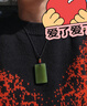 净心石 和田玉无事牌吊坠男女款浅青玉平安无事牌玉坠 约42*25mm 实拍图