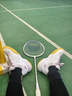 尤尼克斯YONEX羽毛球鞋减震防滑舒适亲子款青少年SHB220JRCR白粉35 实拍图