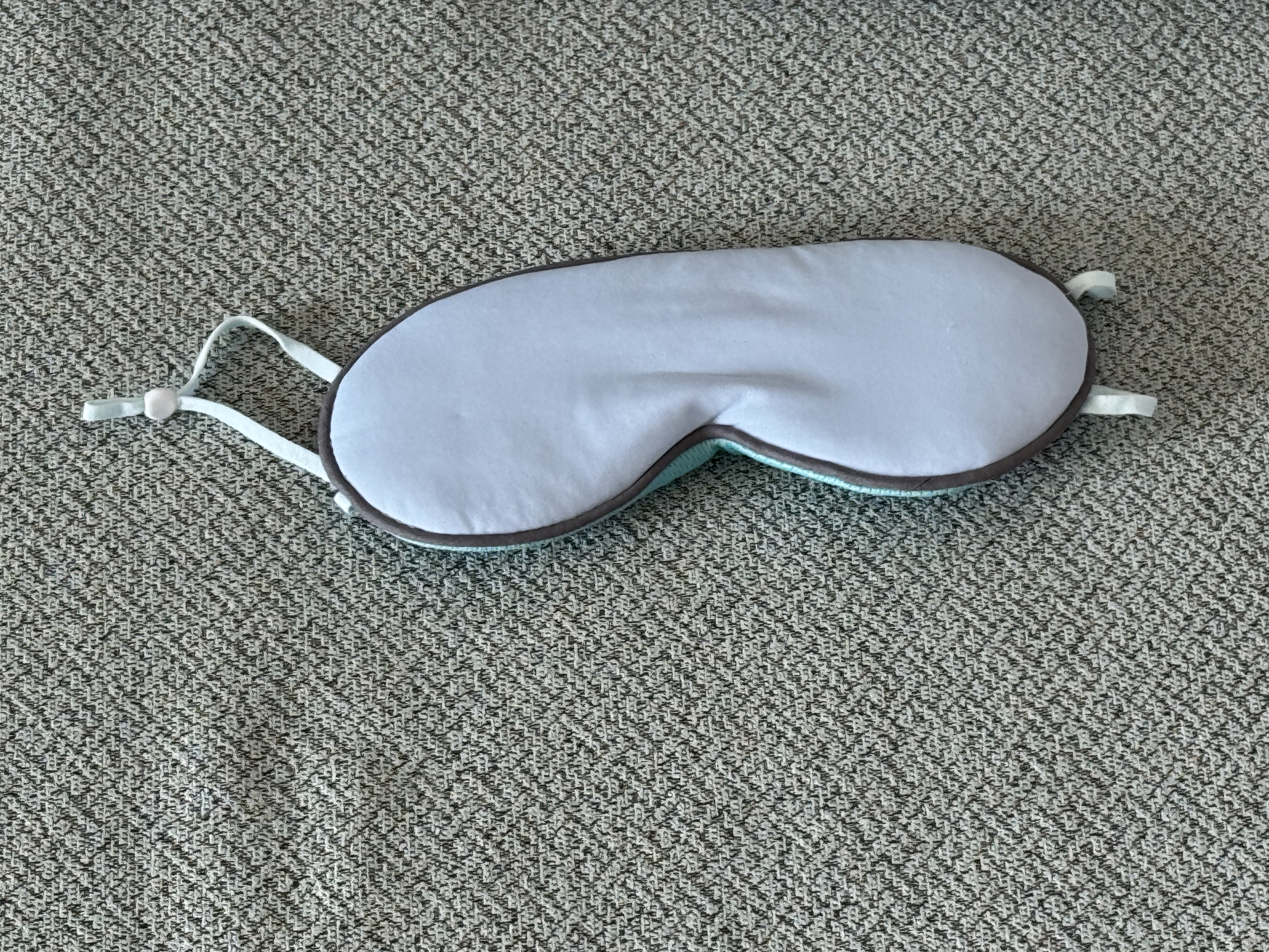 戴思（DAISI）冰丝眼罩睡眠遮光凉温两面可用适用午睡旅游神器助眠男女可调节 实拍图