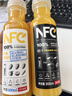 农夫山泉 100%纯果汁NFC果汁300ml*12瓶缤纷礼盒(6橙汁+6芒果汁)过年年货 实拍图