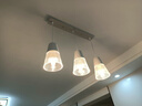 雷士（NVC） 餐吊灯轻奢灯饰北欧创意现代吧台餐厅灯 三头吊灯 白色餐厅灯 【带7瓦三色光源】 实拍图