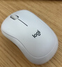 罗技（Logitech）M221 轻音鼠标 无线鼠标 办公鼠标 对称鼠标 带无线微型接收器 米白色 实拍图