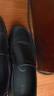 百丽一脚蹬休闲皮鞋男春牛皮革缓震商务鞋A1010AM3 黑色 40 实拍图