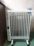 美的（Midea）【白玉】取暖器/电暖器/电暖气家用/烤火炉/13片节能速热/电热油汀/油酊/加热器/烘衣加湿HYX22N 实拍图
