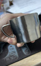 钛杯纯钛杯子带把手双层咖啡杯家用牛奶杯简约茶杯下午茶广告杯 150毫升纯钛咖啡杯结晶 150 实拍图