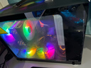 长城（Great Wall）魅影M5黑色电脑机箱（镀铝提手/金属面板/玻璃侧板/MATX主板/5风扇位/USB3.0/240水冷/5080显卡） 实拍图