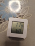 温湿度计婴儿房室内家用车内电子温湿度计迷你便携高精度传感器可壁挂 智能温湿度计-白色小巧*1 实拍图