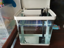 技研精工（JIYJNJINGGONG）鱼缸客厅小型家用带增氧桌面超白玻璃过滤免换水生态懒人鱼缸240 实拍图