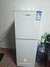 HYUNDAI（韩国现代）小冰箱迷你小型家用冷藏冷冻宿舍出租房办公室双开门二门电冰箱节能省电 118L白【行业热卖+店铺热卖】 实拍图