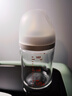 贝亲（Pigeon）玻璃奶瓶宽口径防胀气160ml S号奶嘴 1月+ AA186  实拍图