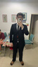 杉杉西服套装男士修身职业正装西装套装商务伴郎服新郎服结婚礼服男装 实拍图