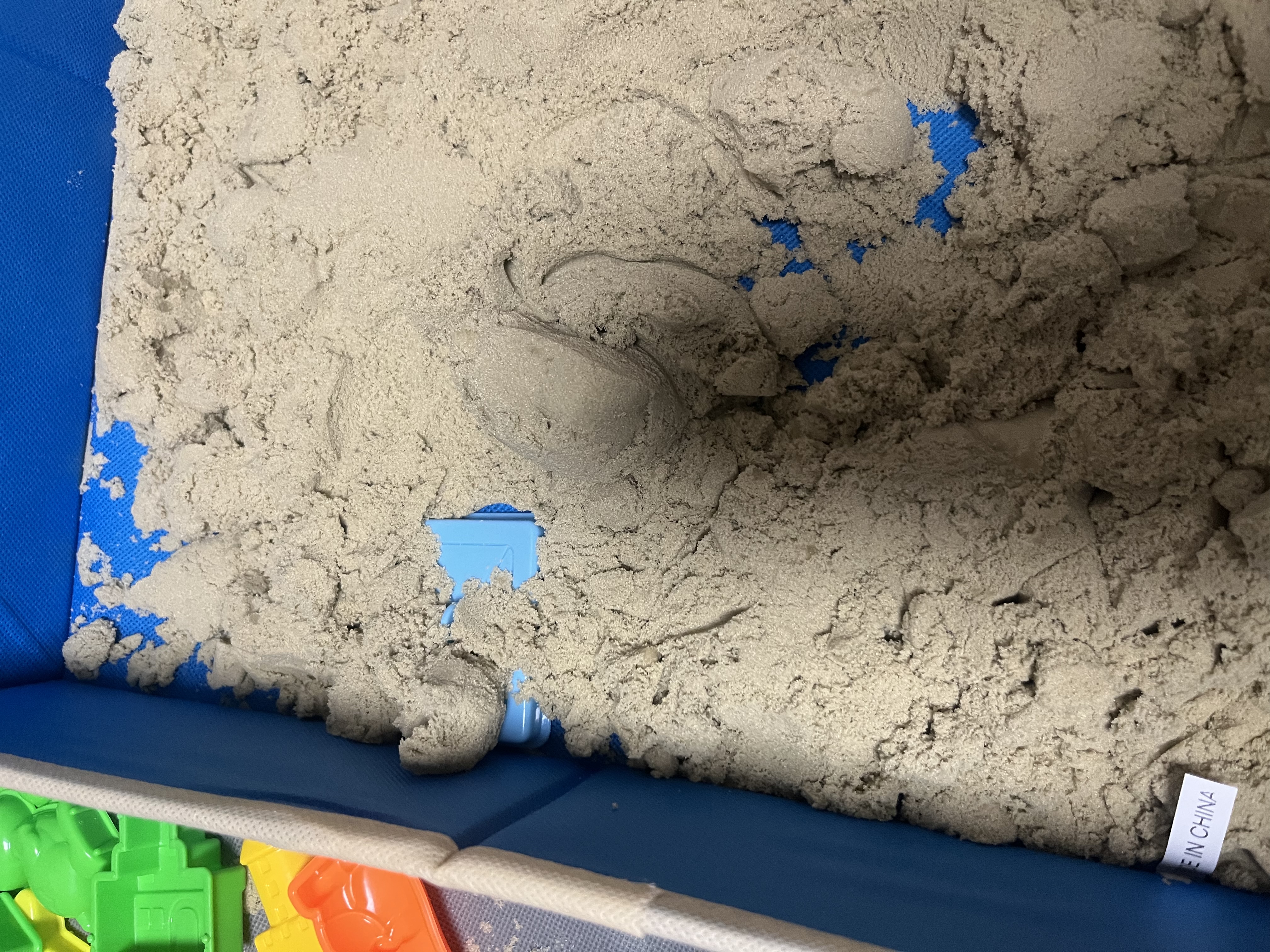 太空沙（SPACE SAND）太空沙玩具沙池室内玩沙套装沙子折叠围栏池1.5米六一儿童节礼物 实拍图