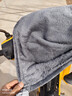 【加厚】冬天保暖双面绒速热加厚宿舍办公室午睡毯毛毯宠物可用毯 花型颜色随机 70cm*50cm 1条装 实拍图