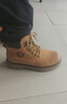 骆驼（CAMEL）王俊凯同款冬加绒户外工装马丁大黄靴男 G122W7757TR 金黄 42 实拍图