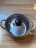 【加高】不锈钢汤锅加厚家用加高煲汤大容量煮粥炖锅 小号【18cm】汤锅+玻璃盖 实拍图