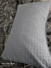 艾薇 枕头套枕套一对纯棉家用全棉绗缝夹棉单人枕芯套 蝶梦 48*74cm 实拍图