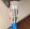 山泽 超五类网线水晶头 cat5e电脑千兆网络连接器 RJ45工程级8P8C超5类镀金水晶头 100个/盒 WL-5100 实拍图
